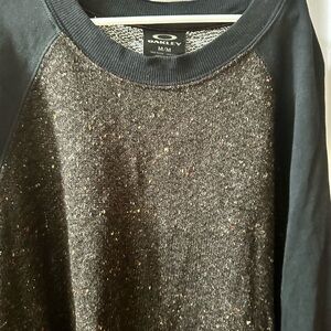 Oakley Black and Gray Crewneck Sweater